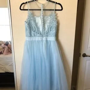 sachin and babi light blue dress The 21 Best Holiday Party Dresses